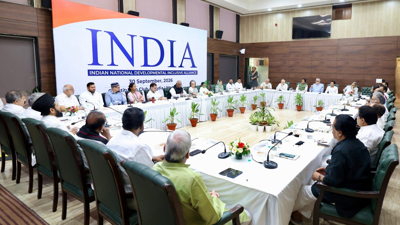 INDIA bloc leaders meeting President Droupadi Murmu over the SIR electoral roll controversy